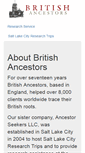 Mobile Screenshot of britishancestors.com